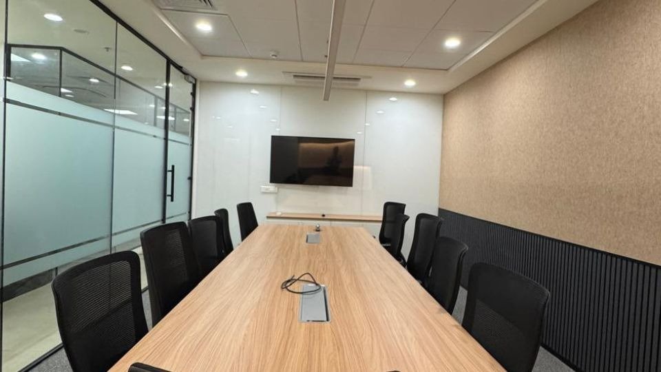 Executive Corporate Boardroom Table & AV